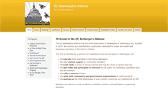 Desktop Screenshot of dcbeekeepers.org