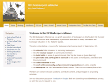 Tablet Screenshot of dcbeekeepers.org